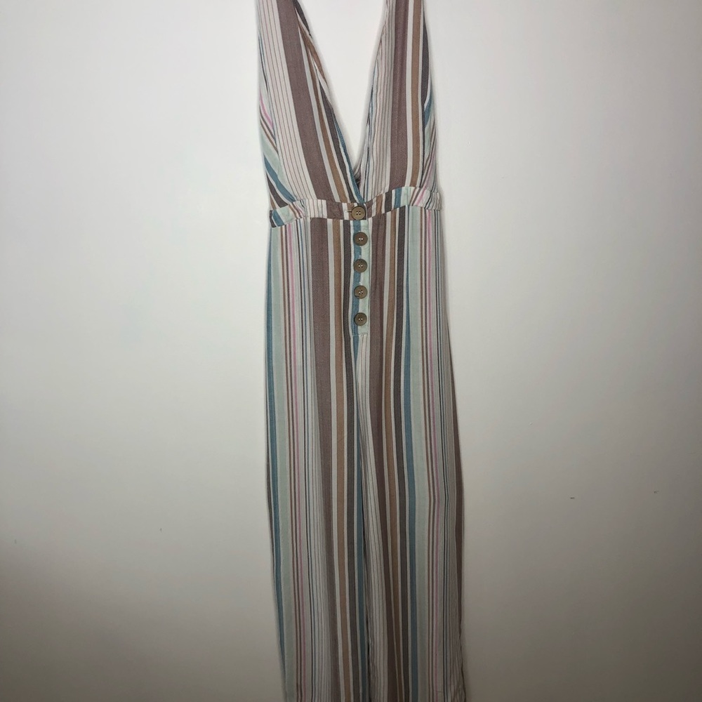 Wild Fable xxl overall colorful stripes